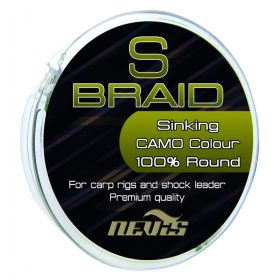 Nevis S Braid 15m 0.12mm Braided leader-Green