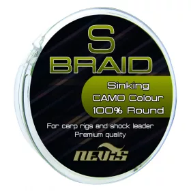 Nevis S Braid 15m 0.18mm Braided leader-Green