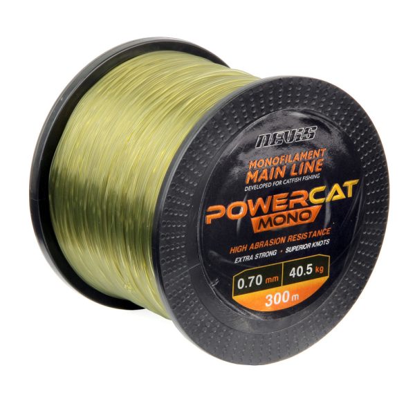 Nevis Powercat Mono 300m 0.50mm Monofilament main line-Dark Green