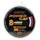 Nevis Powercat Braid Leader X8 20m 0.80mm Braided leader-Brown