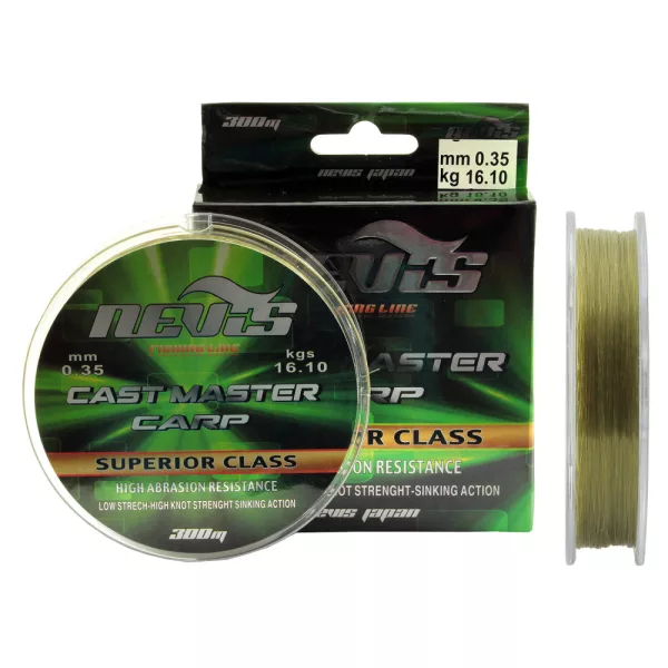 Nevis Cast Master 300m 0.28mm Monofil main line-Green