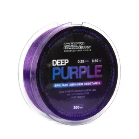  Carp Academy Deep Purple 300m 0.25mm Monofilament main line-Purple