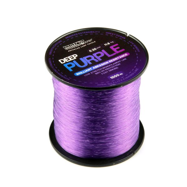 Carp Academy Deep Purple 1000m 0.28mm Monofilament Mainline Purple
