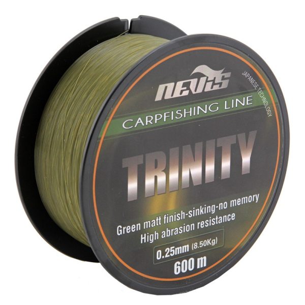 Nevis Trinity 600m 0.30mm Monofilament main line-Green