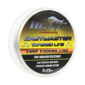 Nevis Castmaster Tapered Line 5x15m  0.23-0.57mm Line