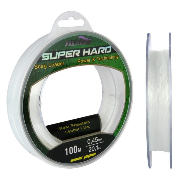 Nevis Super Hard Snag Leader 100m 0.50mm Monofilament main line-Transparent