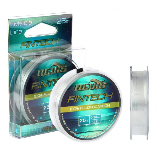 Nevis Fintech 25m 0.12mm Monofilament Pre-Transparent