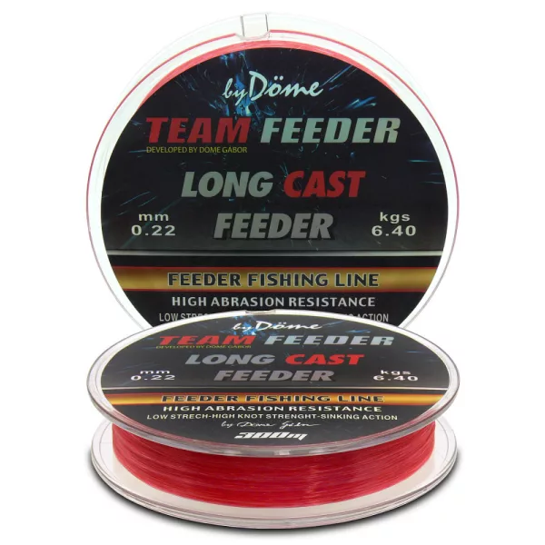 Haldorádó By Döme TF Long Cast 300m 0.18mm Monofil main line-Red