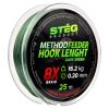 Stég Stég Method Feeder leader line 0.18mm 25m Braided leader line - Dark Green