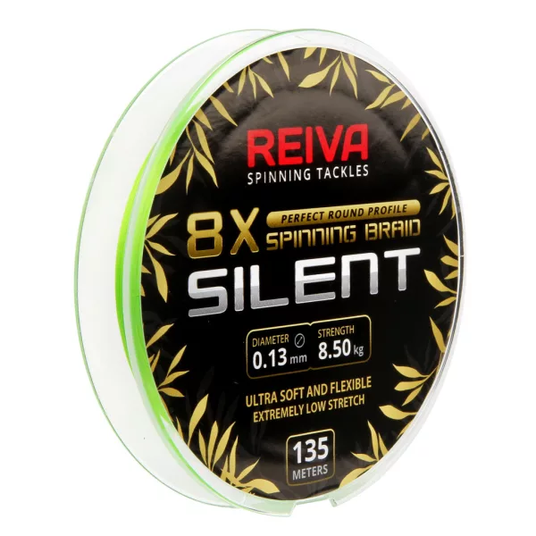 Reiva Silent 0,06mm 135m Fluo Green Braided Main Line