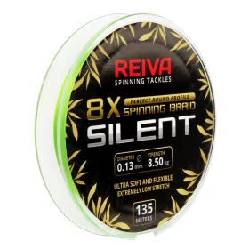 Reiva Reiva Silent 135m 0,10mm Braided main line-Fluo green
