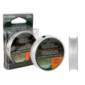   Carp Academy Coax leader line 25m 0.30mm Monofilament leader line - Transparent