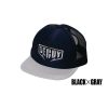 Decoy DA-17 Flat Mesh Cap Black Grey Baseball Cap 1pc