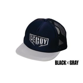 Decoy DA-17 Flat Mesh Cap Black Grey Baseball Cap 1pc