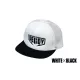 Decoy DA-17 Flat Mesh Cap White Black Baseball Cap 1pc