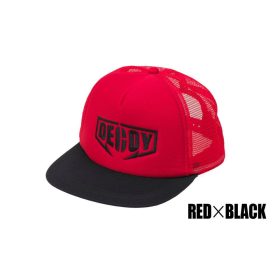 Decoy DA-17 Flat Mesh Cap Red Black Baseball Cap 1pc