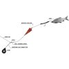 BlackCat Black Cat #6/0 Baitfish Tree Rig L: 2,00m 2 Mainline Ø: 1,20mm