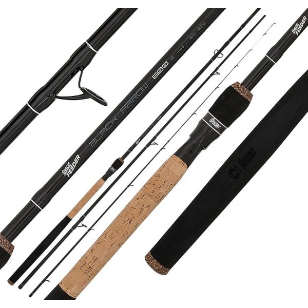 Sensas Black Arrow 600 3,9m 100-140gr 3+3 section Feeder Bot