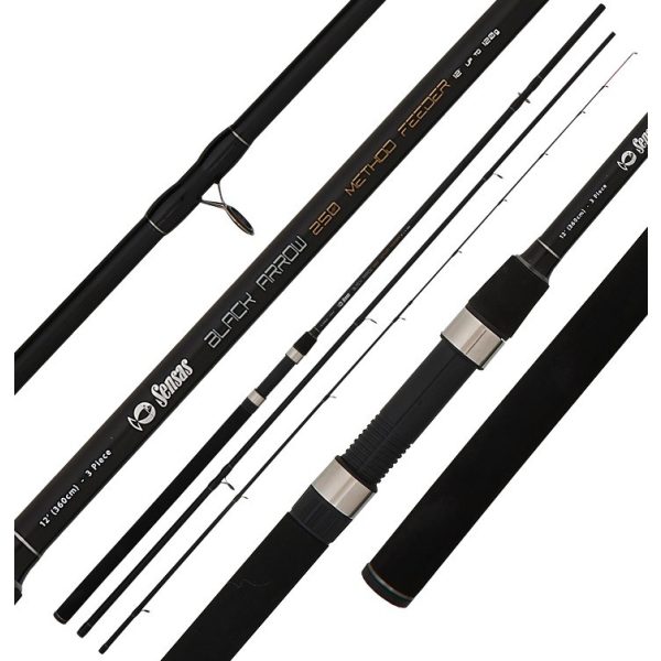 Sensas Method Feeder Black Arrow 250 3,6m 120gr 3+2 piece Feeder Bot