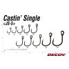 Decoy JS-5 Castin Single #2/0 Eyed Barbed Single Predator Hook 8pcs