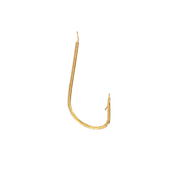 KAMASAKI BULK HOOK SODE 10 GOLD (SPADE-END) - Carp hook - Barbed hook, Spade-end hook