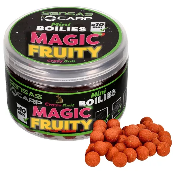 Sensas Mini Boilies Crazy Magic Fruity 10mm Baiting Boilie 80gr