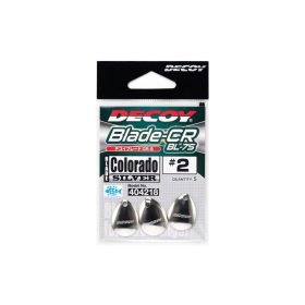 Decoy BL-7S Cr Colorado Silver 2 Spinner Blade 5pcs
