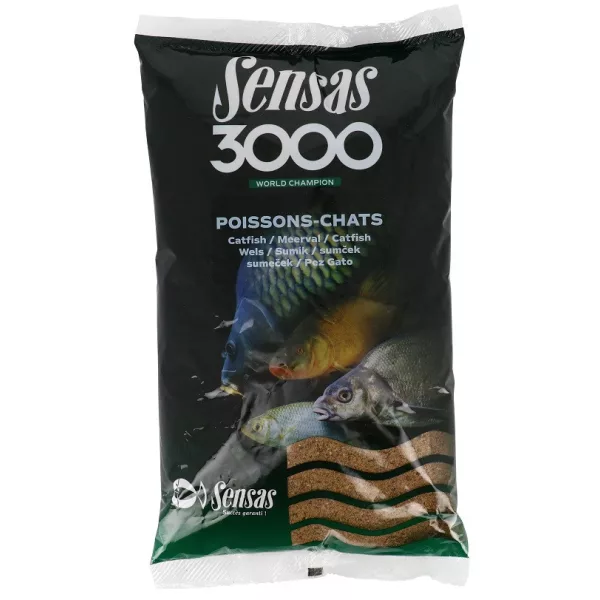 Sensas 3000 American Catfish Groundbait 1kg