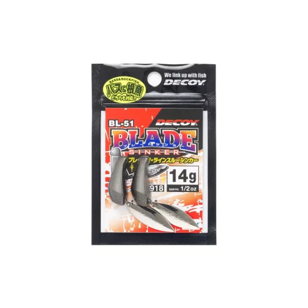 Decoy BL-51 Blade Sinker Heavy 28,0gr Lead 2pcs