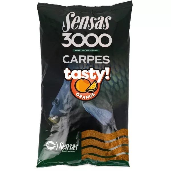 Sensas 3000 Carp Tasty Orange Groundbait 1kg