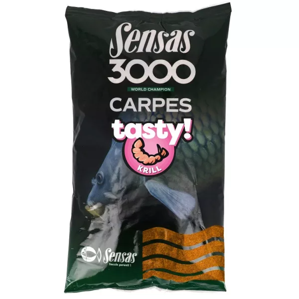 Sensas 3000 Carp Tasty Krill Groundbait 1kg