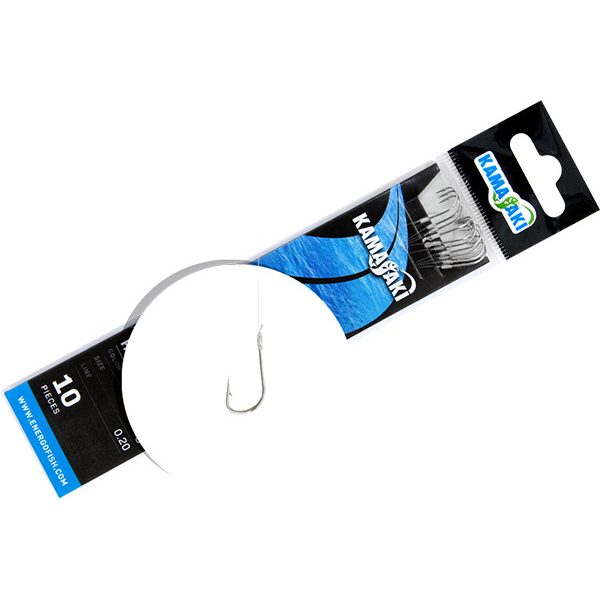 Kamasaki Knotted Hook Sode 6 Nickel 10Pcs/Pack