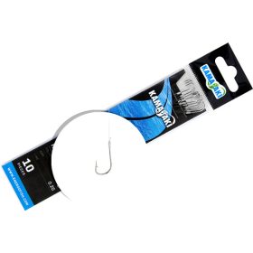 Kamasaki Tied Hook Sode 12 Nickel 10Pcs/Pack