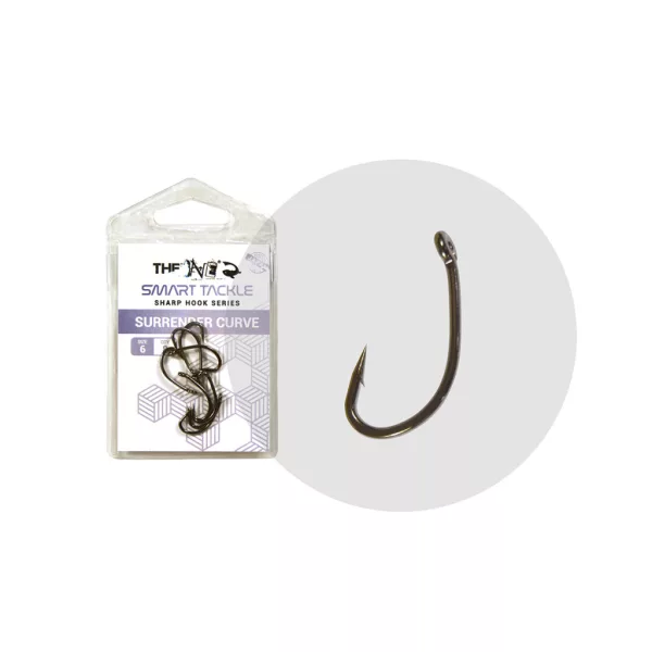 The One Surrender Curve Black Nickel Hook #6 8 pcs/pack