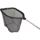 NEVIS Rigid Frame Landing Net 250cm 60x70cm rubberized Landing net handle with net Spinning landing net