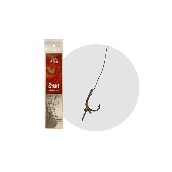 Carp Expert Method Feeder Hair Rig W/Bait Sting 6 3Pcs