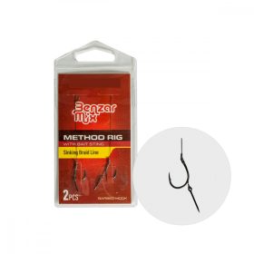Benzar Method Barbed Tied 10 Hook with Braided Line