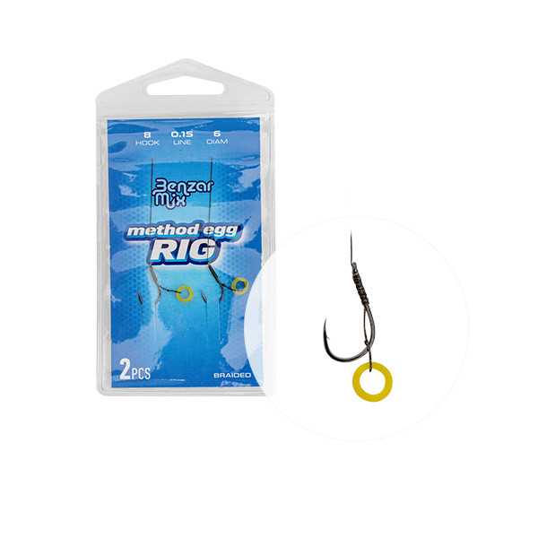 Benzar Braided Method Egg Rig 10