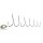 Hook Maruto 9411-Bn, Black Nickel, (10 Pcs/Pack), Size 16