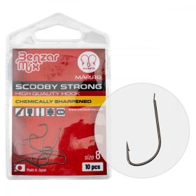   BENZAR SCOOBY STRONG HOOK 8 10PCS/PACK - Bream hook - Barbed hook, Spade end hook