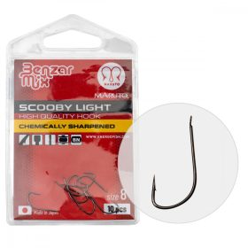   BENZAR SCOOBY LIGHT HOOK 11 10PCS/PACK - Bream hook - Barbed hook, Spade end hook