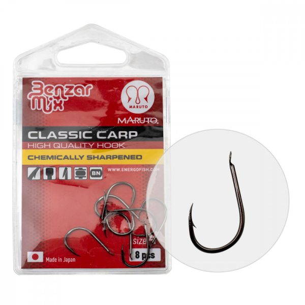 Benzar Classic Carp Hook 4 8Pcs/Pack
