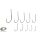 Hook Maruto 4340-N, Nickel, (10 Pcs/Pack), Size 2