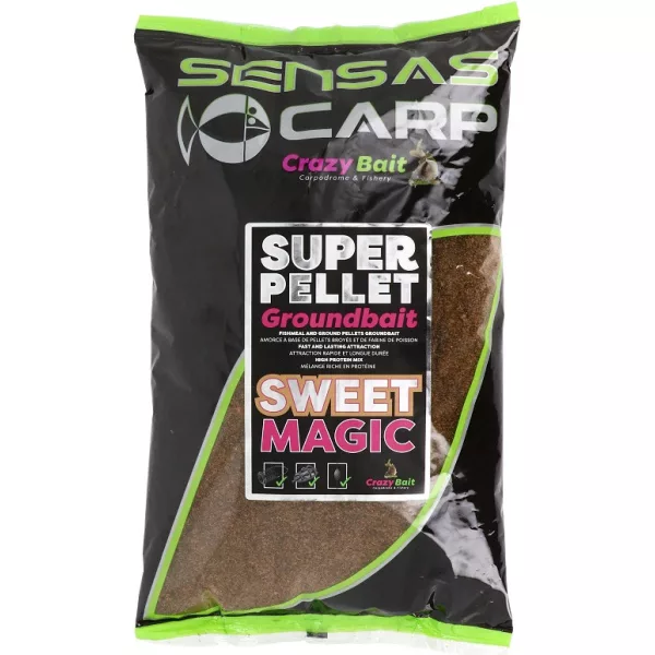 Sensas Super Pellet Sweet Magic Groundbait 1kg