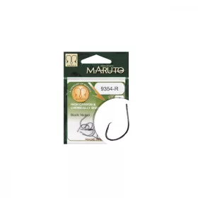   Maruto Hook 9354-R Hosoji-Mutsu Recurved Hc Forged Ringed Black Nickel 10