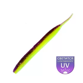 DS Sexy Worm 10,16cm Violet lemon 6 pcs/pack plastic lure