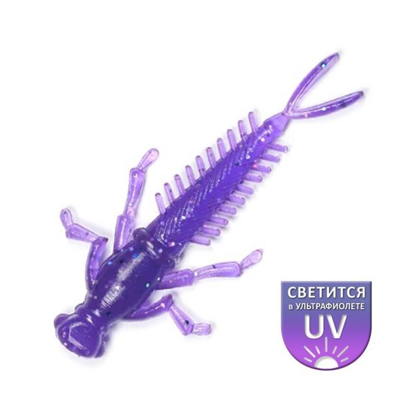 DS Nymph 5,08cm Violet 10pcs/pack plastic artificial lure