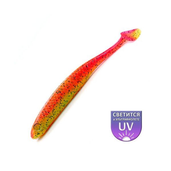 DS Alburnus 8,89cm Fire-lemon 5pcs/pack plastic bait