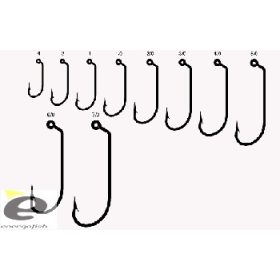   Eagle Claw Jig Ec O Shaughnessy Eyed Barbed 900 Bz 5/0 Spinning-offset Hook