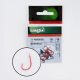 Hook Kamasaki Carbon P840R, Red, (12 Pcs/Pack), Size 8